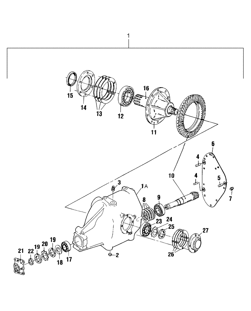 Схема запчастей Case IH SBX520 - (020) - GEARBOX, MAIN DRIVE (31) - IMPLEMENT POWER TAKE OFF