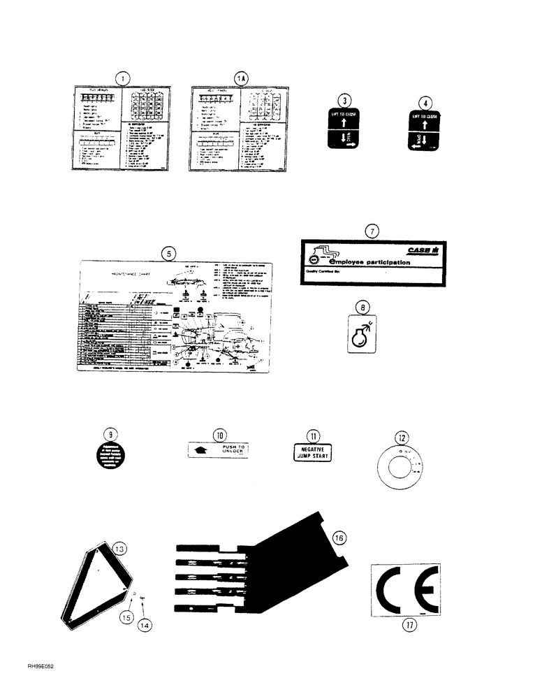 Схема запчастей Case IH 7210 - (9-148) - DECALS, TRACTOR (09) - CHASSIS/ATTACHMENTS