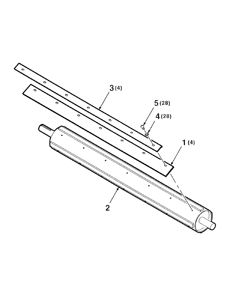 Схема запчастей Case IH 8450 - (067) - ROLLER, FLAP, ASSEMBLY (14) - BALE CHAMBER