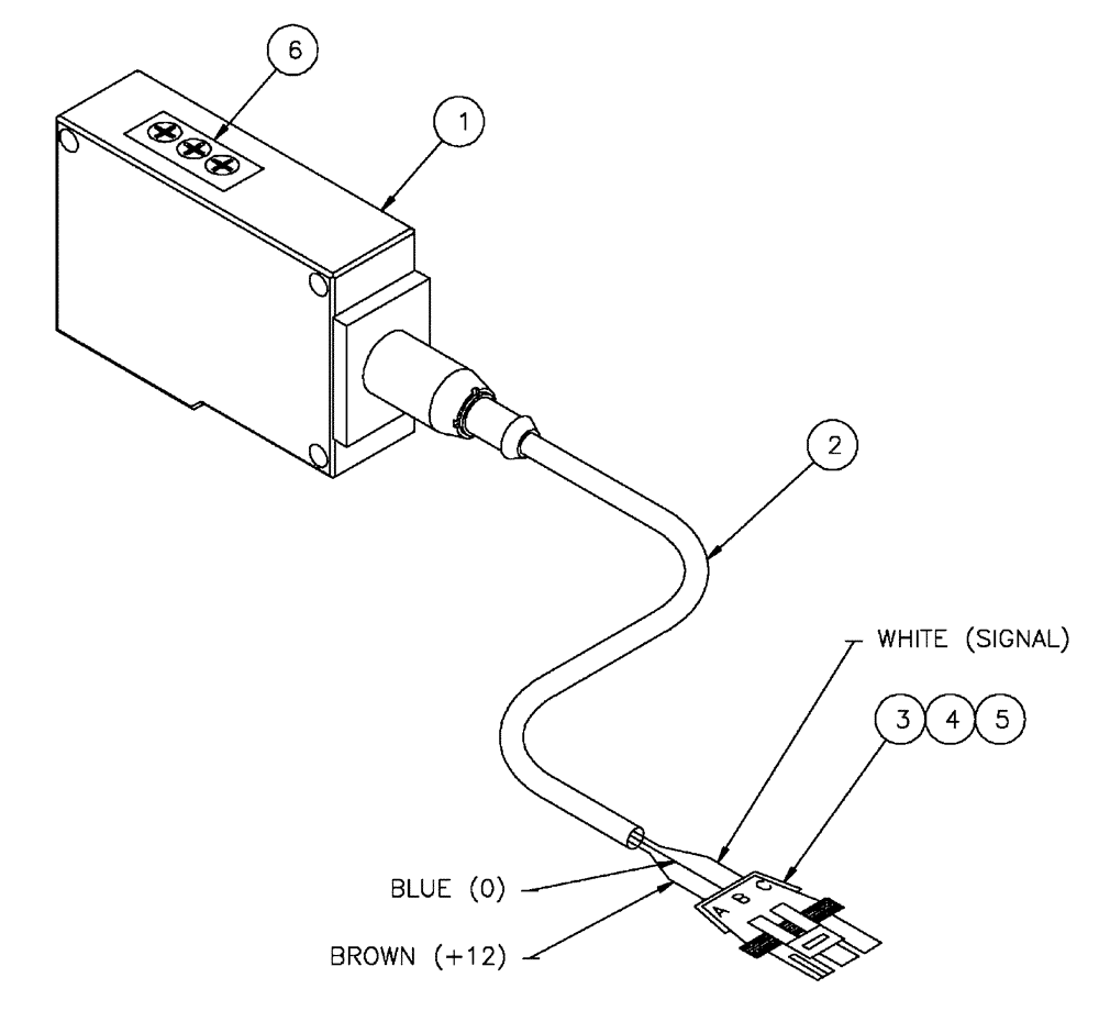 Схема запчастей Case IH 438 - (04-040) - SENSOR ASSEMBLY Boom Group
