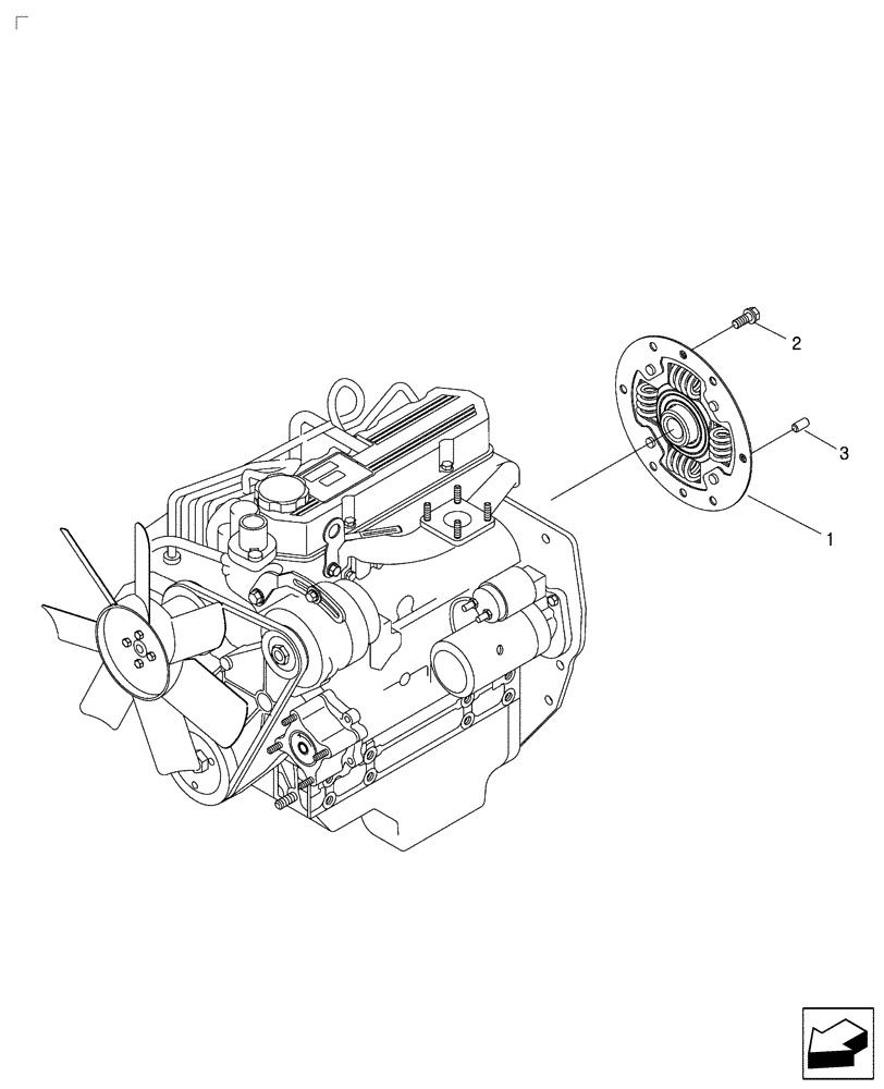 Схема запчастей Case IH FARMALL 50B - (29.130.01) - DAMPER - HST (29) - HYDROSTATIC DRIVE