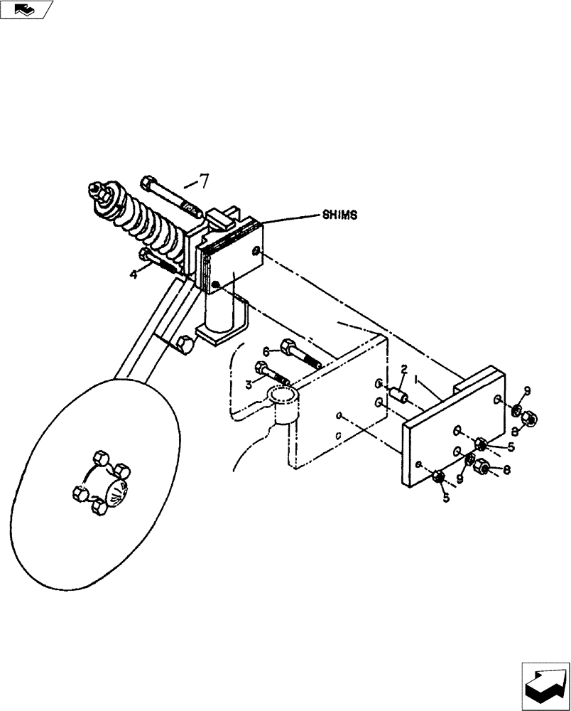 Схема запчастей Case IH 30 SERIES - (75.200.03) - ADAPTOR KIT ASSEMBLY (75) - SOIL PREPARATION