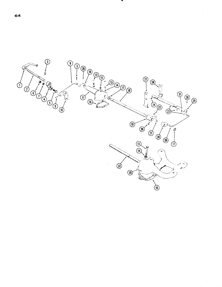 Схема запчастей Case IH 830-SERIES - (064) - DECOMPRESSOR, 267 AND 301 DIESEL ENGINES (03) - FUEL SYSTEM