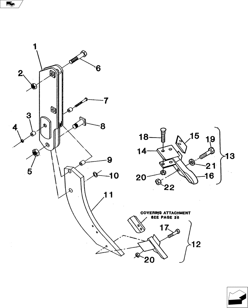 Схема запчастей Case IH TIGER-TWO - (75.200.03) - SHEAR BOLT SHANK ASSY (75) - SOIL PREPARATION