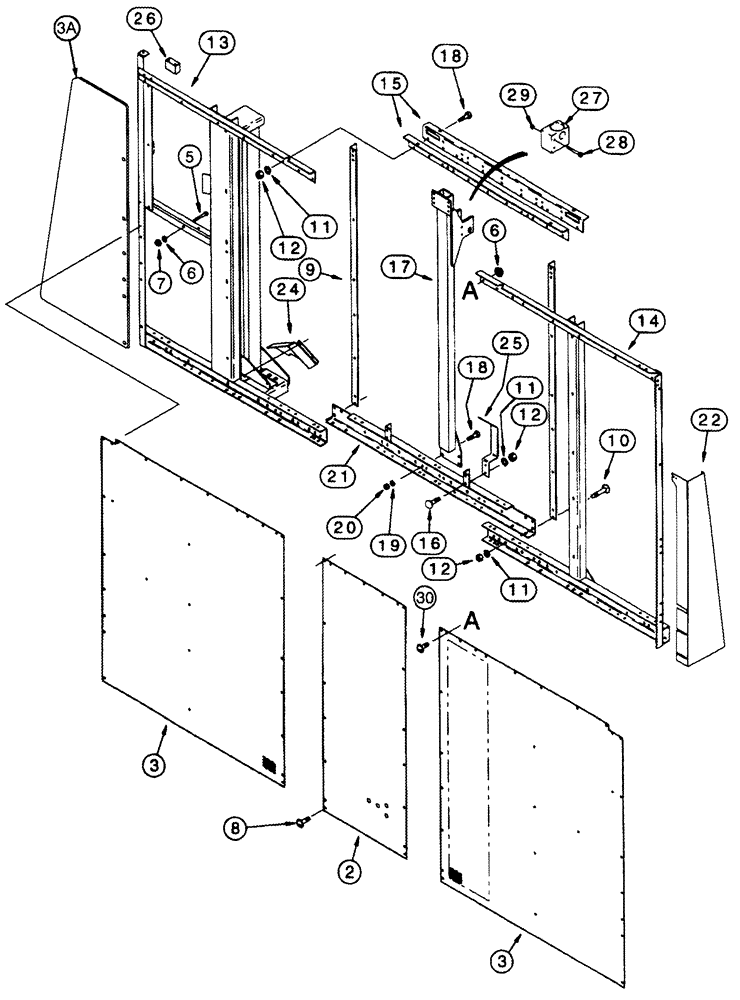 Схема запчастей Case IH 2555 - (09D-10) - BASKET, FRONT (16) - BASKET