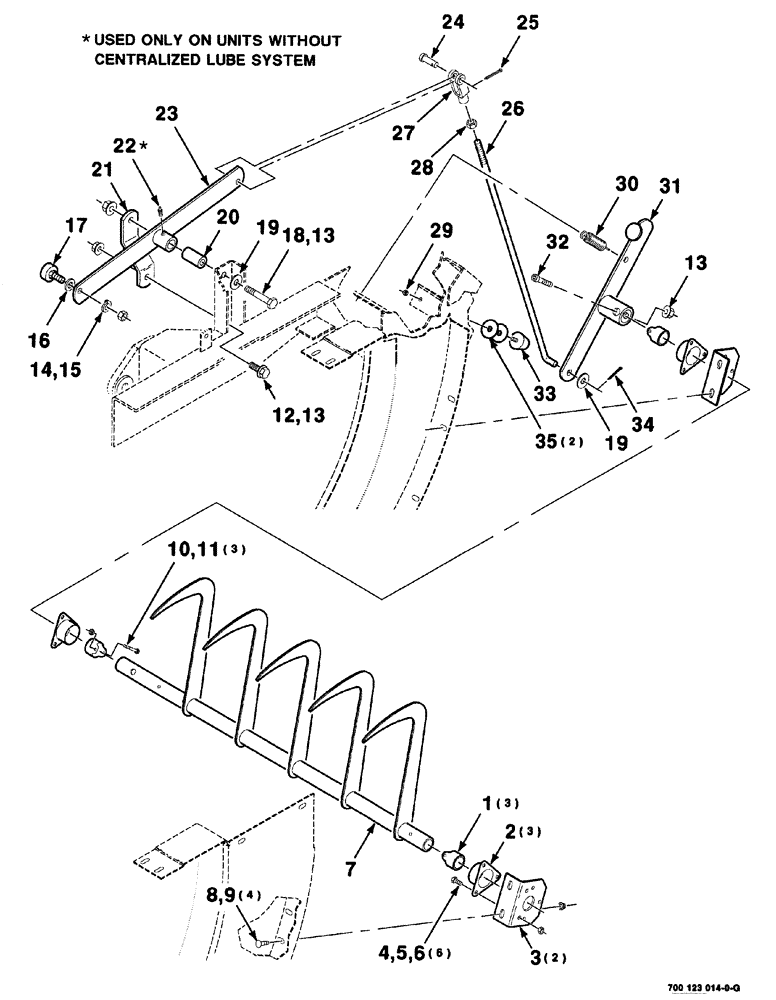 Схема запчастей Case IH 8576 - (05-020) - HOLDING FINGER ASSEMBLY (16) - BALE EJECTOR