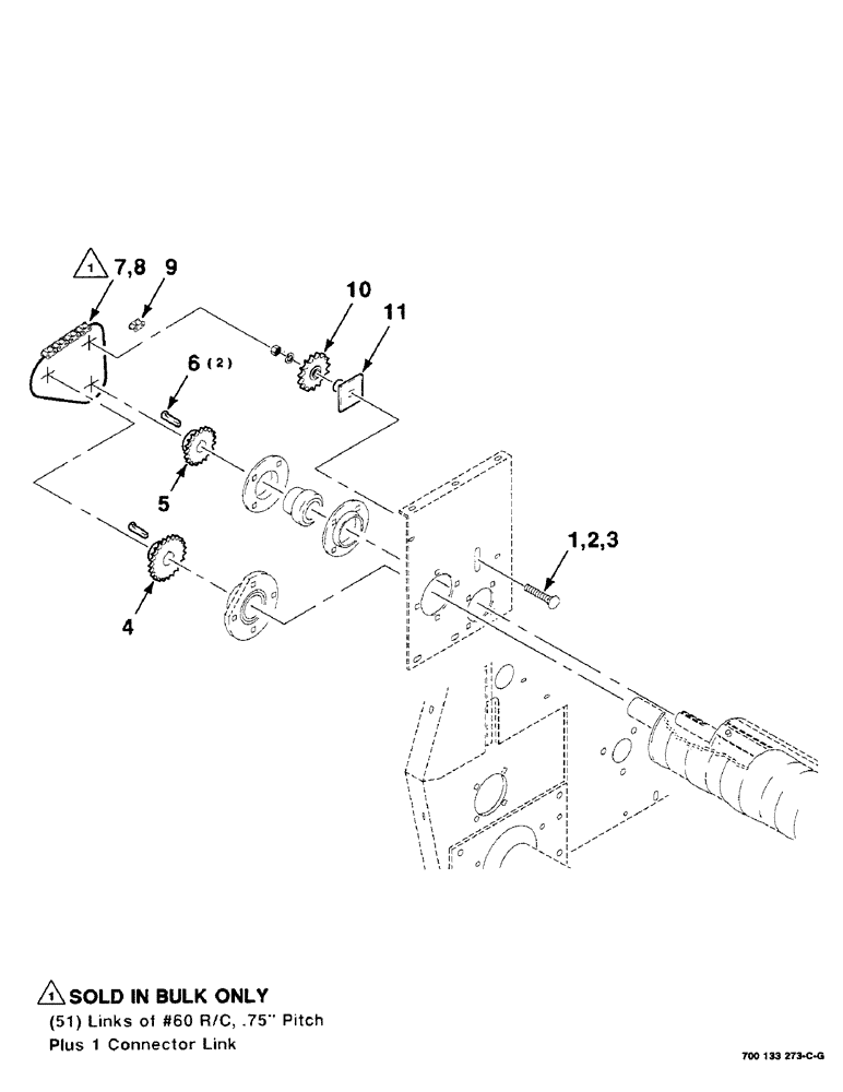 Схема запчастей Case IH 8465T - (2-18) - ROLLER DRIVE ASSEMBLY, STARTING Driveline