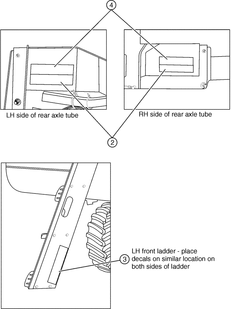 Схема запчастей Case IH SPX4410 - (10-002[03]) - APPEARANCE GROUP (13) - DECALS