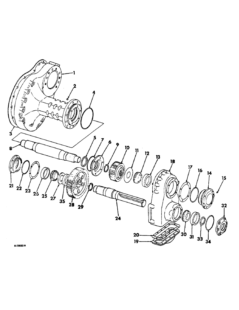 Схема запчастей Case IH 806 - (B-14) - POWER TRAIN, REAR AXLE, FARMALL HI-CLEAR TRACTORS (03) - POWER TRAIN