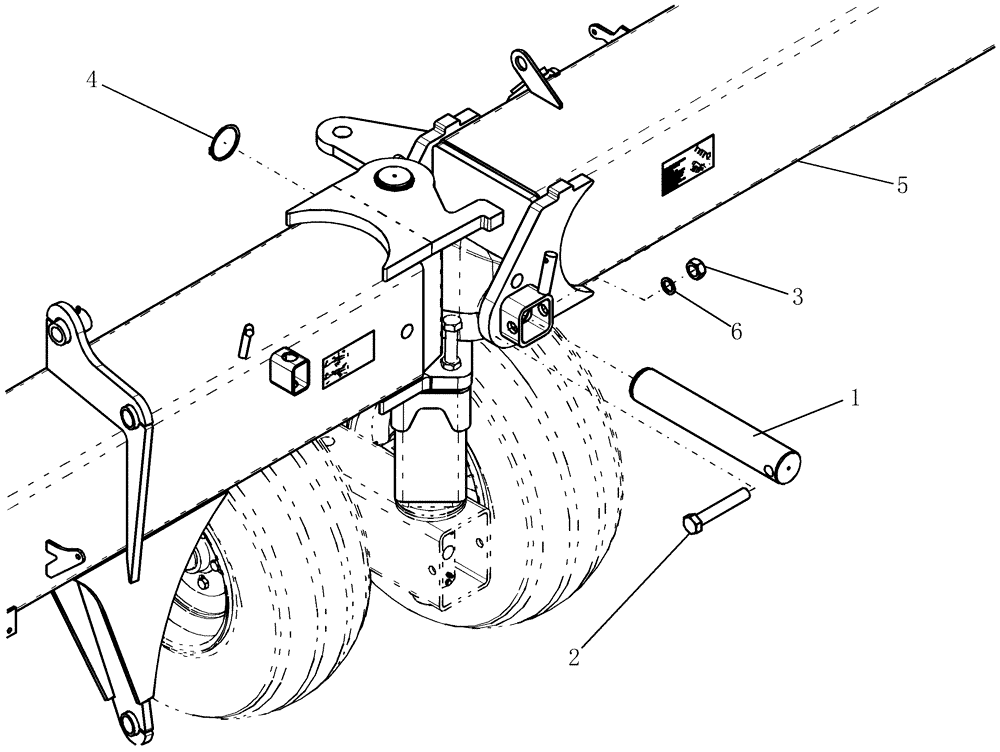 Схема запчастей Case IH 800 - (39.100.03) - INNER WING CONNECTION (39) - FRAMES AND BALLASTING
