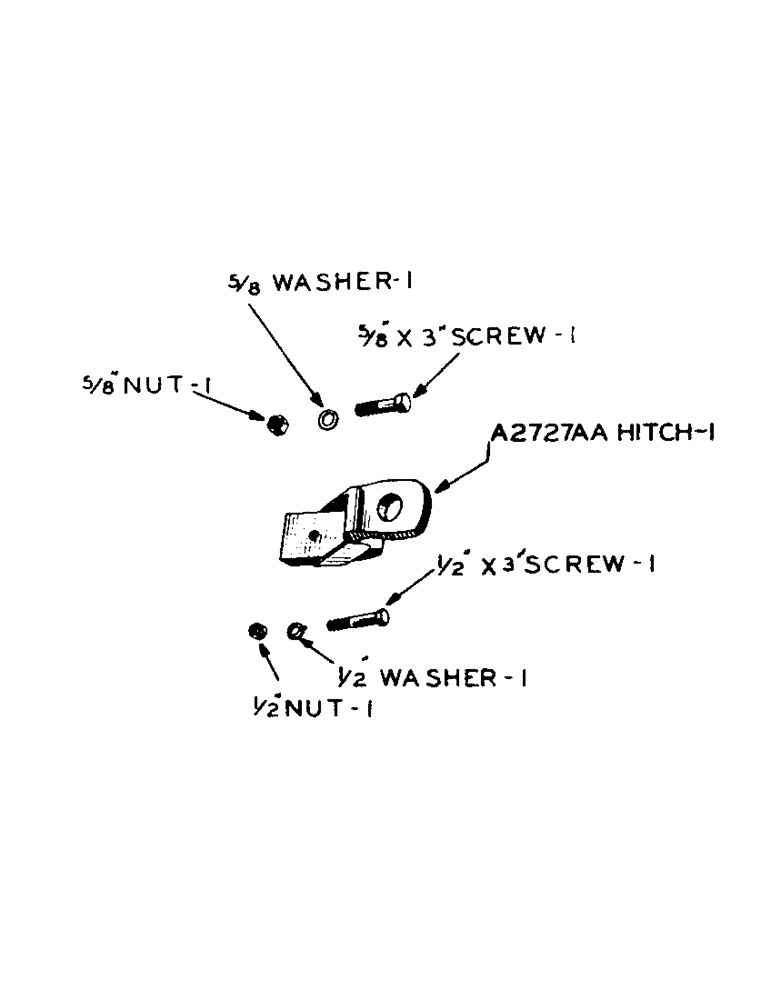 Схема запчастей Case IH 900 - (101) - RAISED HITCH (09) - CHASSIS