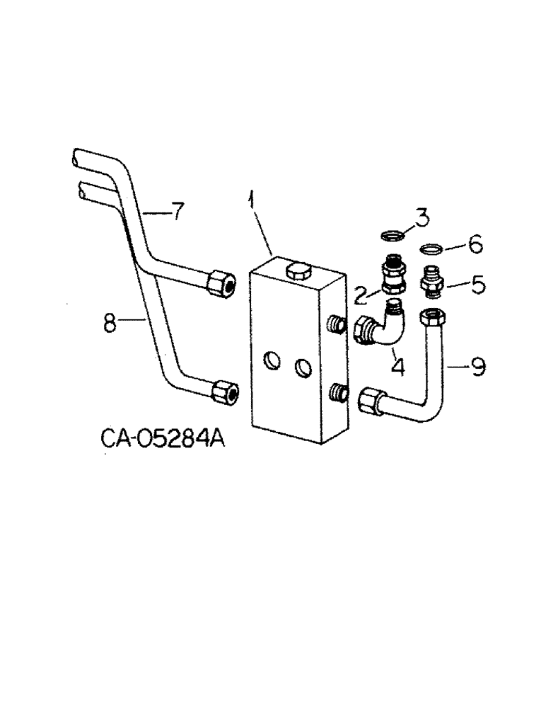 Схема запчастей Case IH 1586 - (10-54) - HYDRAULIC, ALTERNATING CHECK VALVE CONNECTIONS, 1586 WITH SERIAL NO. 20999 AND BELOW (07) - HYDRAULICS