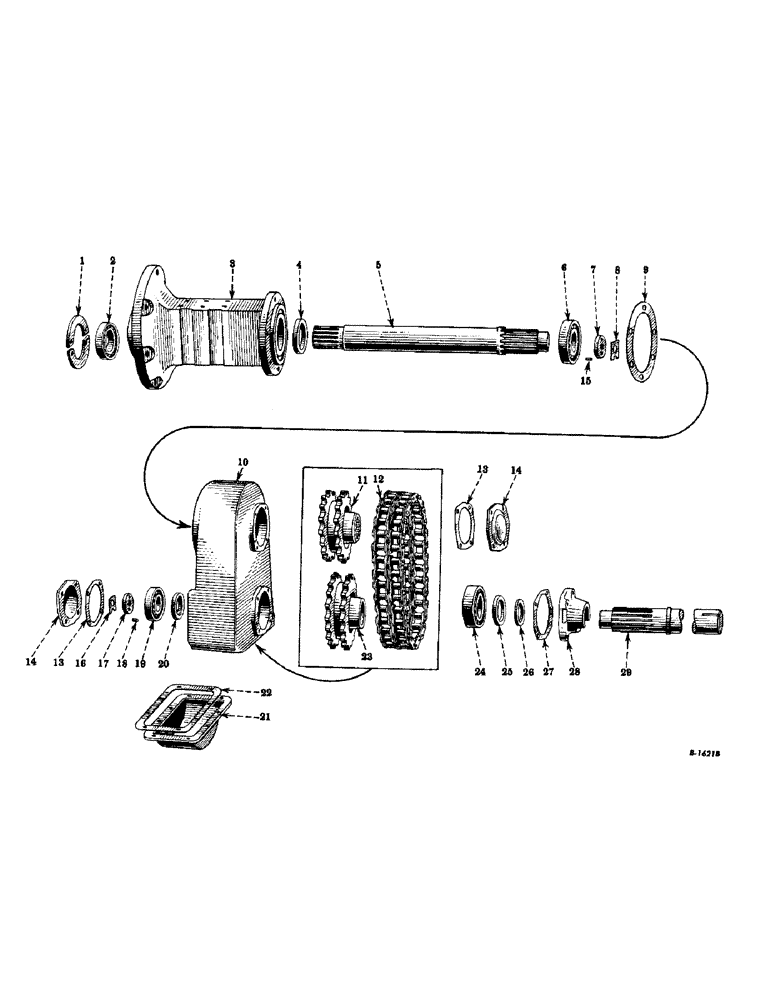 Схема запчастей Case IH SUPER M-TA - (316) - CHASSIS, REAR AXLE, SUPER "MV" AND "MDV" (12) - CHASSIS