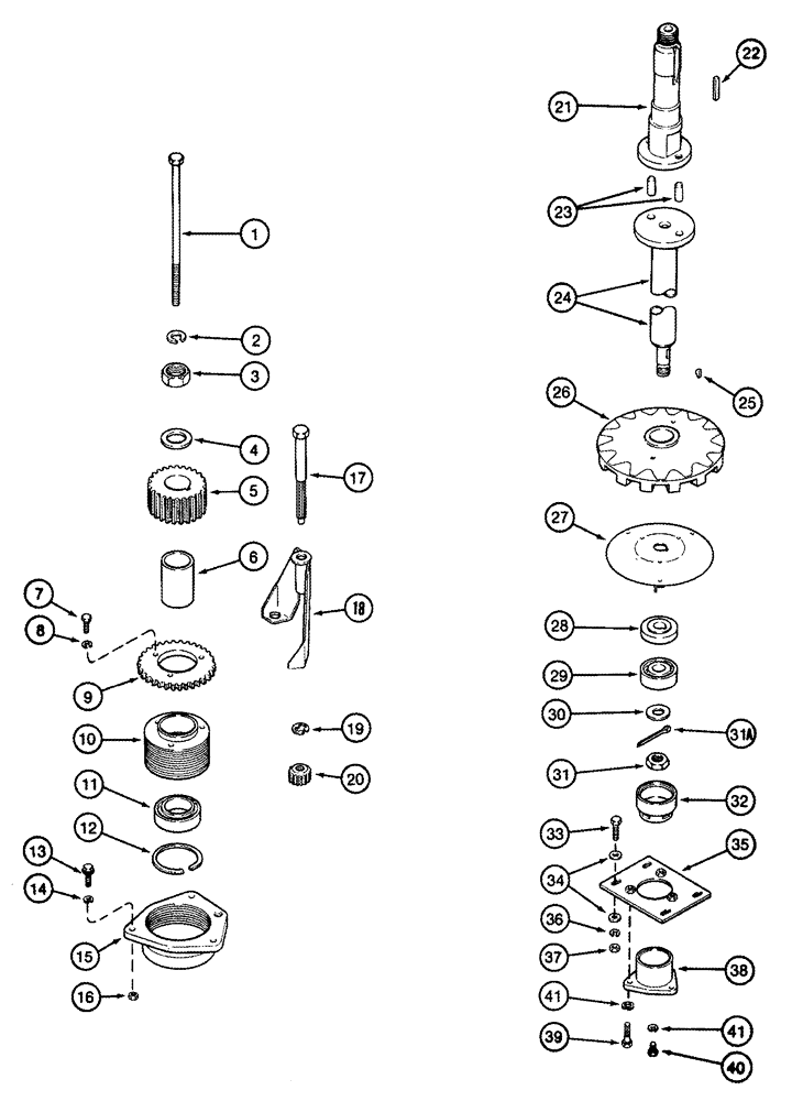 Схема запчастей Case IH CPX610 - (09A-19) - DOFFER (13) - PICKING SYSTEM