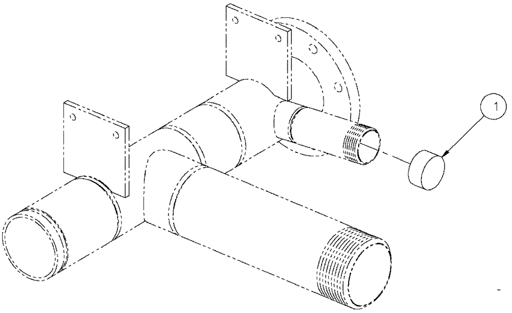 Схема запчастей Case IH 610 - (05-053) - NO CHEMICAL EDUCTOR Liquid Plumbing