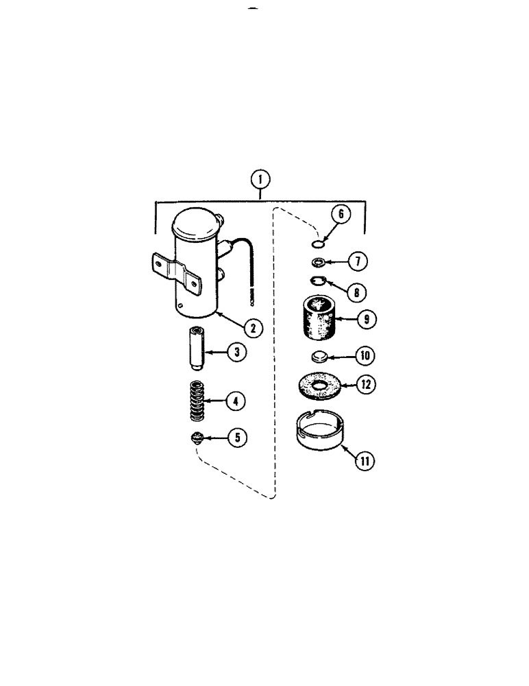 Схема запчастей Case IH 1010 - (229A[A]) - F87898 FUEL PUMP (10) - ENGINE
