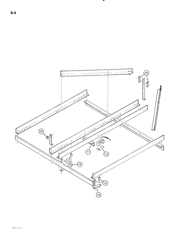 Схема запчастей Case IH 475 - (9-04) - MAIN FRAME (09) - CHASSIS/ATTACHMENTS