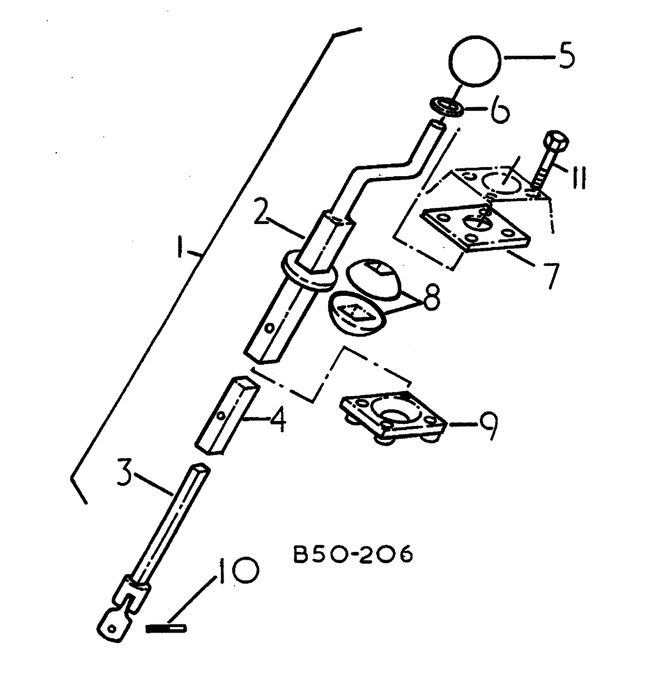 Схема запчастей Case IH 885 - (09-004) - TELESCOPIC LIFT ARM - DE-LUXE CAB (12) - FRAME
