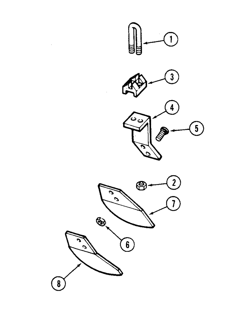 Схема запчастей Case IH RP - (172) - SCRAPERS - FRONT GANG 14 FOOT (4.3 M) CUT, WITH EXTRA BEARING STANDS W/ 9" (228.6 MM) SPACING 