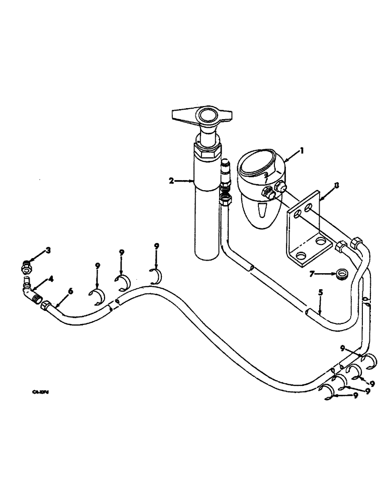 Схема запчастей Case IH 574 - (12-008) - COLD START, EXPORT TRACTORS Power