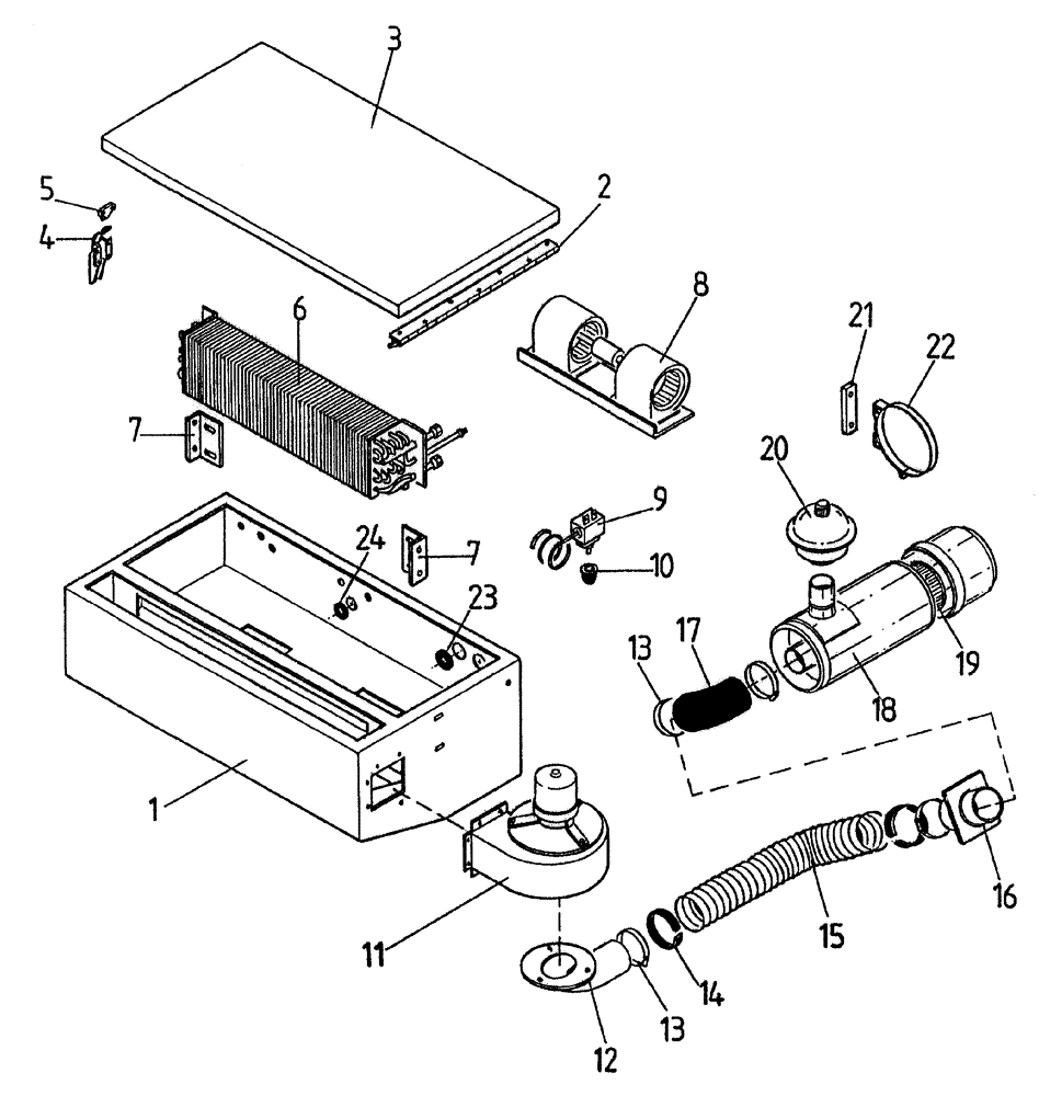 Схема запчастей Case IH 7700 - (A06[10A]) - AIR CONDITIONER Mainframe & Functioning Components