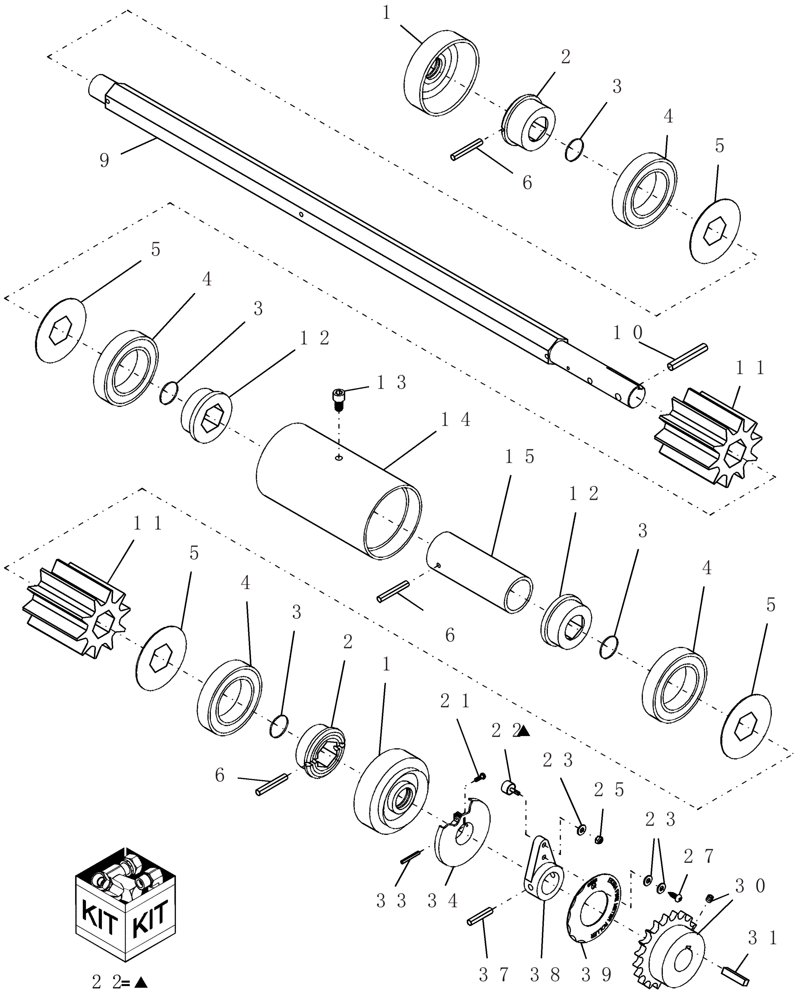 Схема запчастей Case IH 3430 - (75.100.20) - METER ROLLERS (75) - SOIL PREPARATION