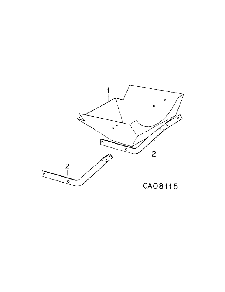 Схема запчастей Case IH 800 - (07-18[1]) - SEED HANDLING, SEED FUNNEL AND DRUM GUARD ATTACHMENT UNITS J, R, W, X AND Y ONE PER MODULE (09) - CHASSIS/ATTACHMENTS