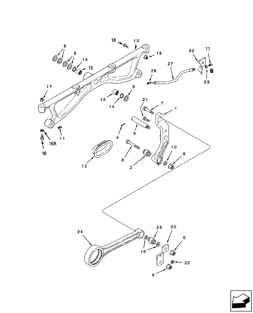 Схема запчастей Case IH 2588 - (74.101.19) - CHAFFER - DRIVE HANGER (74) - CLEANING
