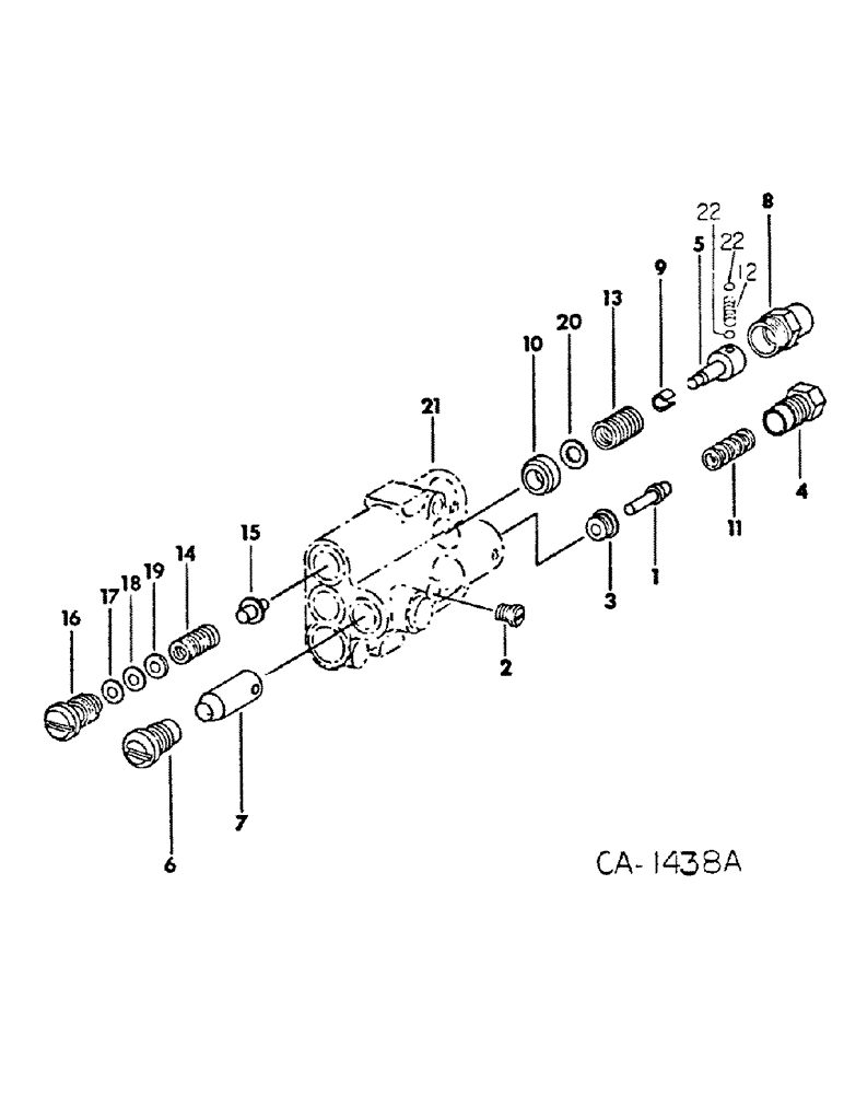 Схема запчастей Case IH 184 - (10-13) - HYDRAULICS, CONTROL VALVE (07) - HYDRAULICS