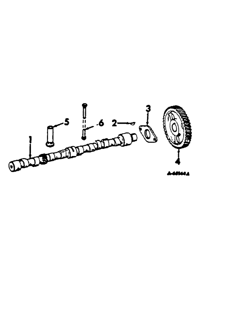 Схема запчастей Case IH C-123 - (B-07) - CAMSHAFT AND RELATED PARTS 