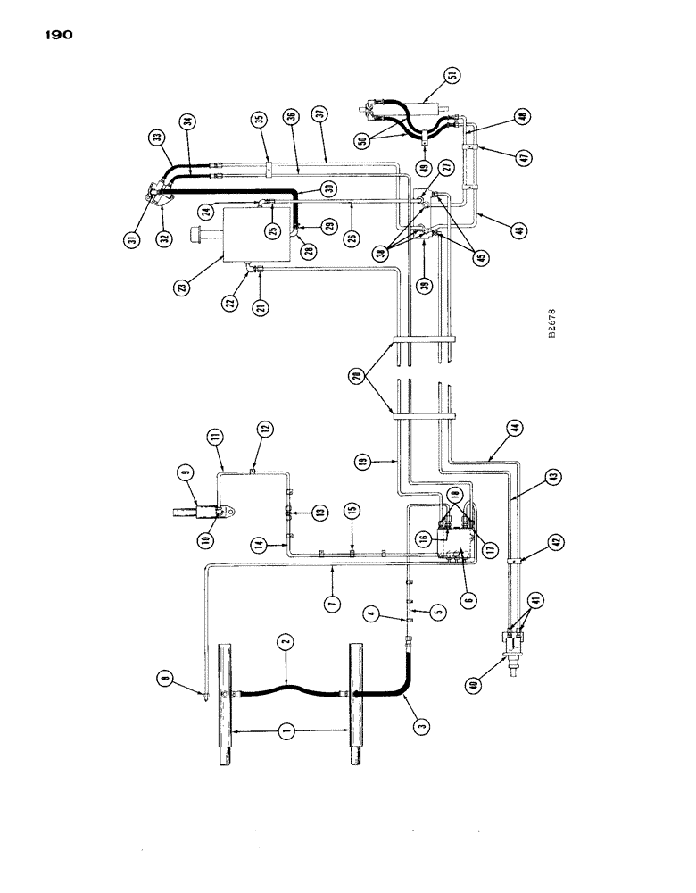 Схема запчастей Case IH 1660 - (190) - HYDRAULIC SYSTEM (35) - HYDRAULIC SYSTEMS