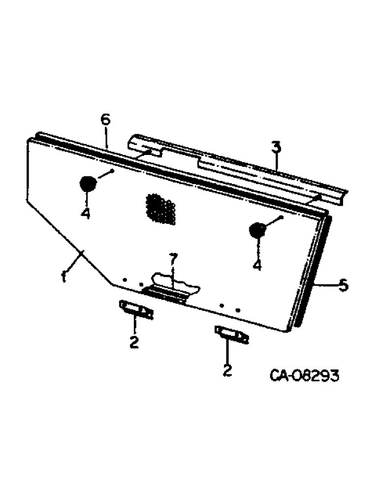 Схема запчастей Case IH 4586 - (12-08) - POWER, ENGINE SIDE COVERS Power