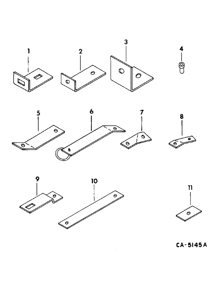 Схема запчастей Case IH 715 - (10-01) - HYDRAULICS, HYDRAULIC BRACKETS (07) - HYDRAULICS