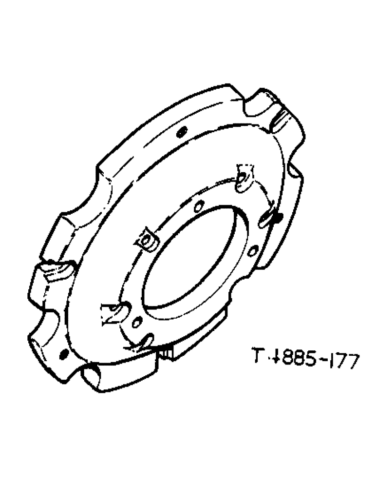 Схема запчастей Case IH 276 - (6-44) - WEIGHTS, REAR WHEEL (06) - POWER TRAIN