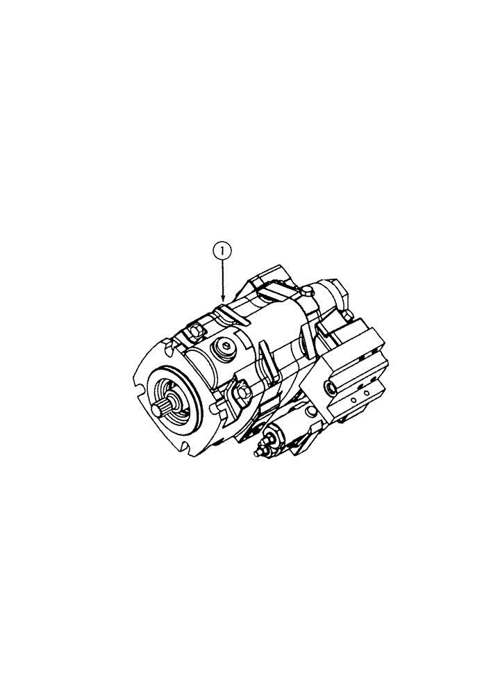 Схема запчастей Case IH MX180 - (08-17) - HYDRAULIC PISTON PUMP ASSEMBLY, HIGH FLOW CAPACITY PUMP (08) - HYDRAULICS