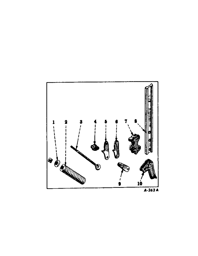 Схема запчастей Case IH INTERNATIONAL - (YA-7) - SPRING TRIP, NO. 15 TYPE 