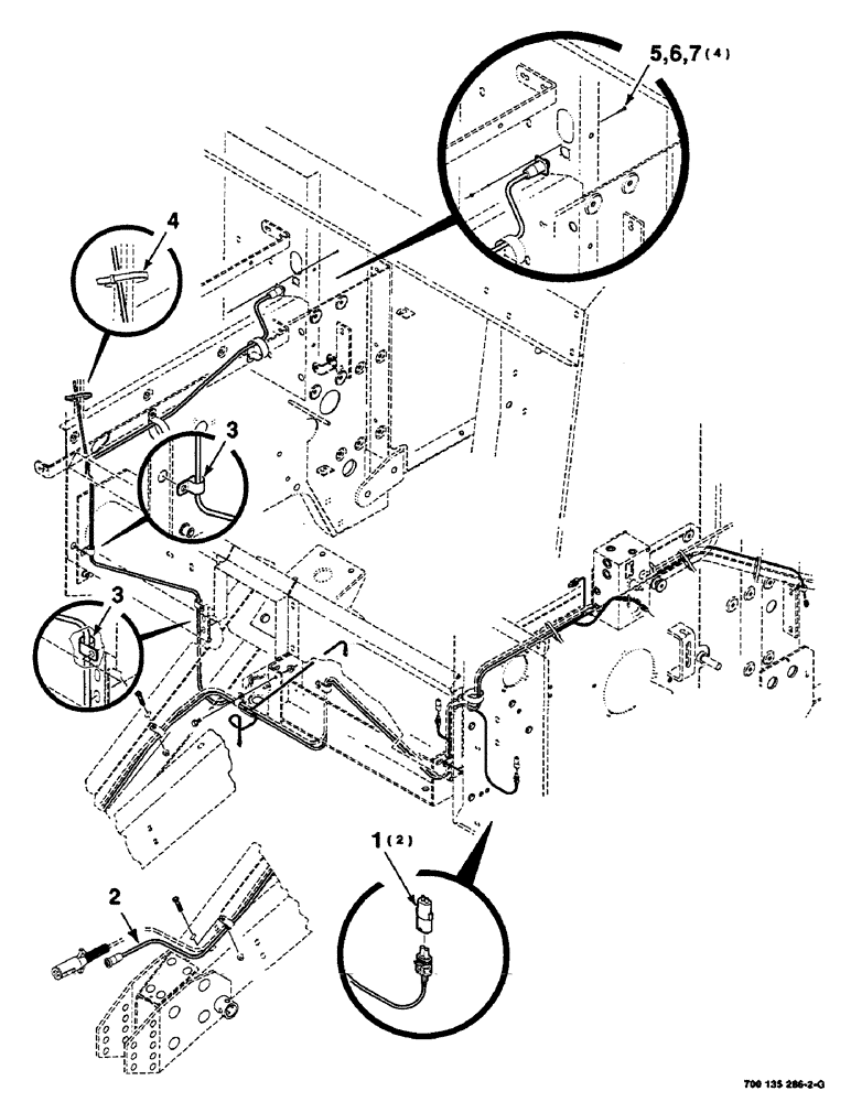 Схема запчастей Case IH RS551 - (4-02) - ELECTRICAL ASSEMBLY, MAIN, WITHOUT MESH WRAP (06) - ELECTRICAL