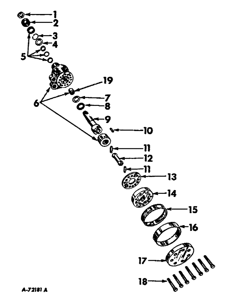 Схема запчастей Case IH 1456 - (10-14) - HYDRAULICS, HYDROSTATIC POWER STEERING HAND PUMP (07) - HYDRAULICS
