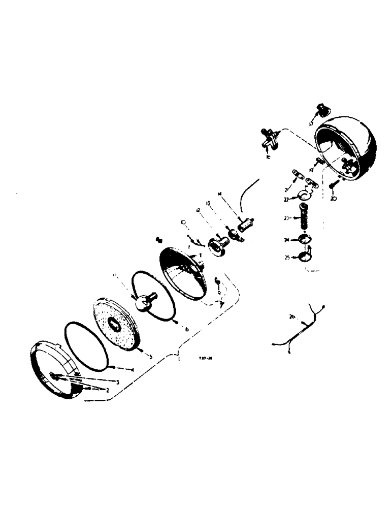 Схема запчастей Case IH B275 - (050) - ELECTRICAL SYSTEM, PLOUGH LAMP (06) - ELECTRICAL SYSTEMS