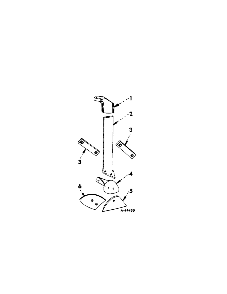 Схема запчастей Case IH 70 - (G-11[B]) - STATIONARY JOINTERS, ONE PER FURROW 