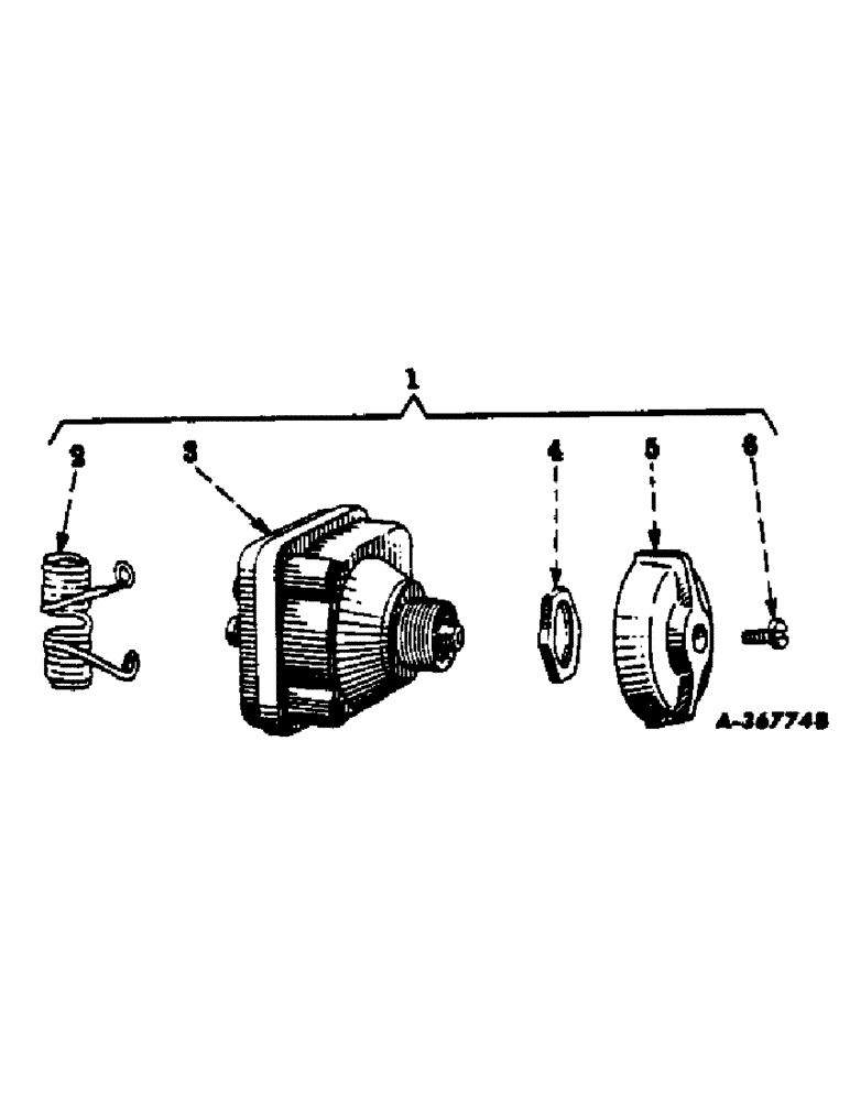 Схема запчастей Case IH 350 - (109) - ELECTRICAL SYSTEM, CARBURETED ENGINE, LIGHTING SWITCH, DELCO-REMY (06) - ELECTRICAL SYSTEMS