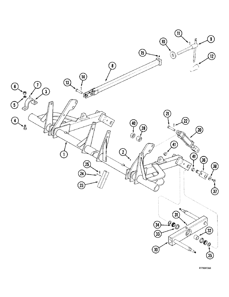 Схема запчастей Case IH 5800 - (9-10) - MAIN FRAME AXLES AND DEPTH CONTROL, VERTICAL FOLD AND DOUBLE (09) - CHASSIS/ATTACHMENTS