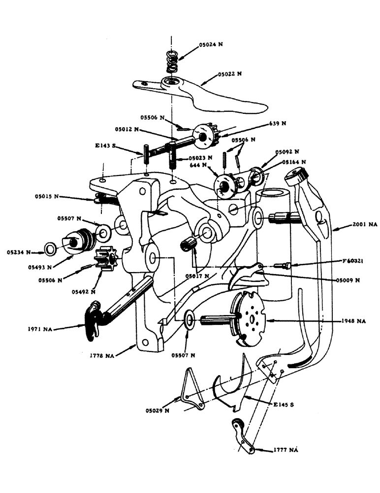 Схема запчастей Case IH 130 - (22) - KNOTTER ASSEMBLY 