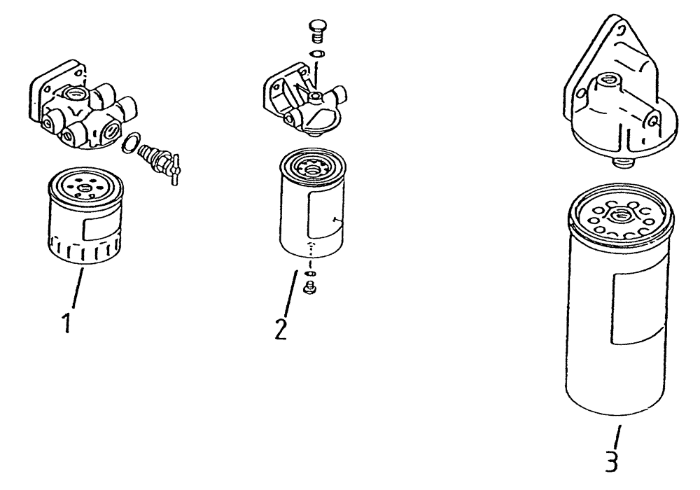 Схема запчастей Case IH 7700 - (C01[00A]) - FILTERS {108} Engine & Engine Attachments