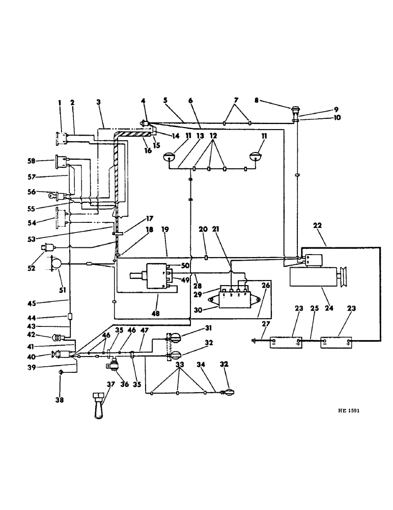 Схема запчастей Case IH 275 - (G-20) - ELECTRICAL SYSTEM, WIRING DIAGRAM (06) - ELECTRICAL SYSTEMS