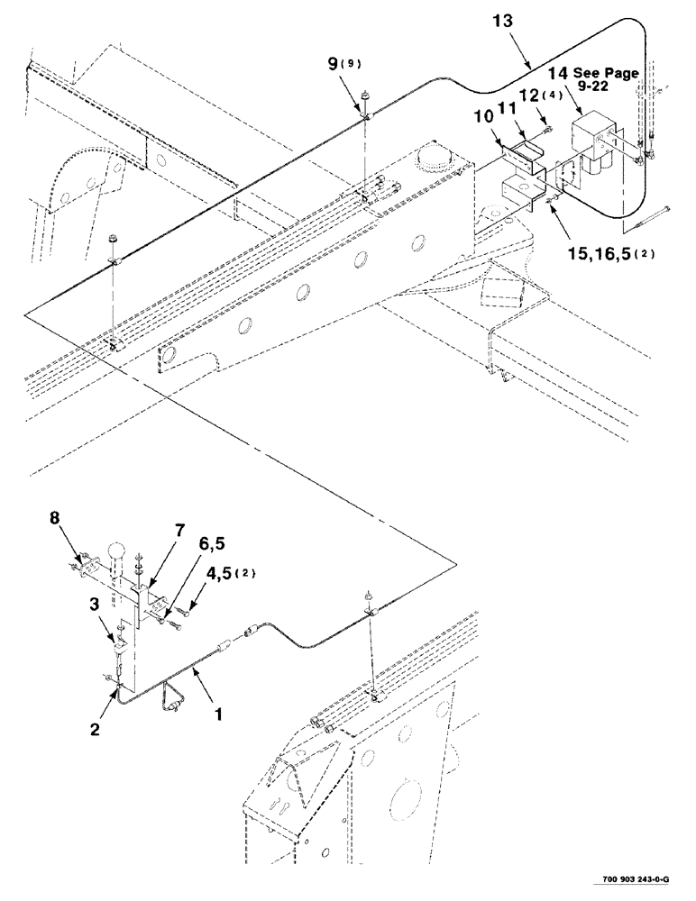 Схема запчастей Case IH 8312 - (9-26) - KIT- HYDRAULIC TILT, ELECTRICAL, HK10810 HYDRAULIC HEADER TILT KIT TO BE ORDER THRU WHOLEGOODS ONL Y (35) - HYDRAULIC SYSTEMS