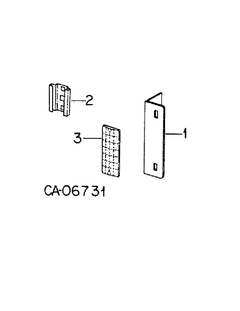 Схема запчастей Case IH 241 - (A-04) - REFLECTOR, REFLECTOR SUPPORT AND SOCKET (90) - PLATFORM, CAB, BODYWORK AND DECALS