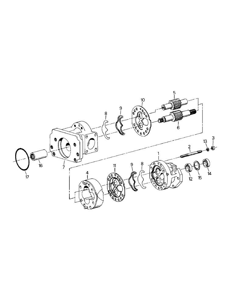 Схема запчастей Case IH KR-1280 - (04-40) - TRANSMISSION LUBE PUMP ASSEMBLY (04) - Drive Train