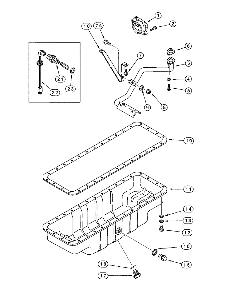 Схема запчастей Case IH 8950 - (2-038) - OIL PUMP, PAN AND HEATER, 6T-830 AND 6TA-830 EMISSIONS CERTIFIED ENGINE (02) - ENGINE