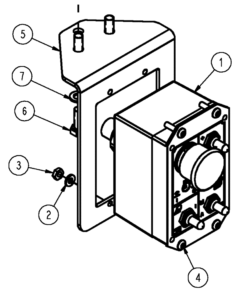 Схема запчастей Case IH TITAN 4520 - (10-018) - REMOTE RELOAD GROUP Options